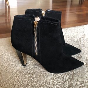 Jimmy Choo Black Suede Ankle Boots
